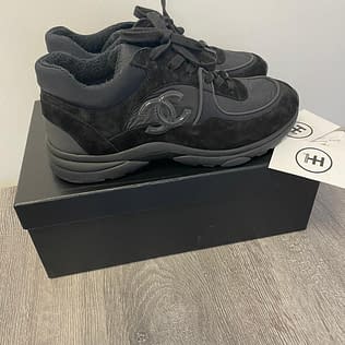 chanel triple black